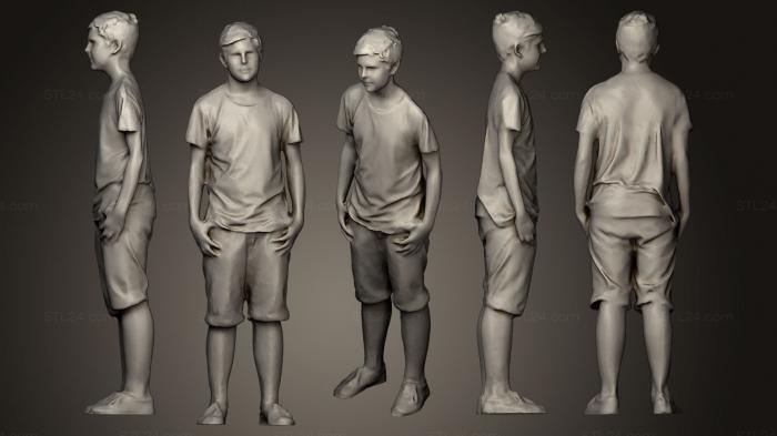 Статуэтки люди (Мартин, STKH_0123) 3D модель для ЧПУ станка
